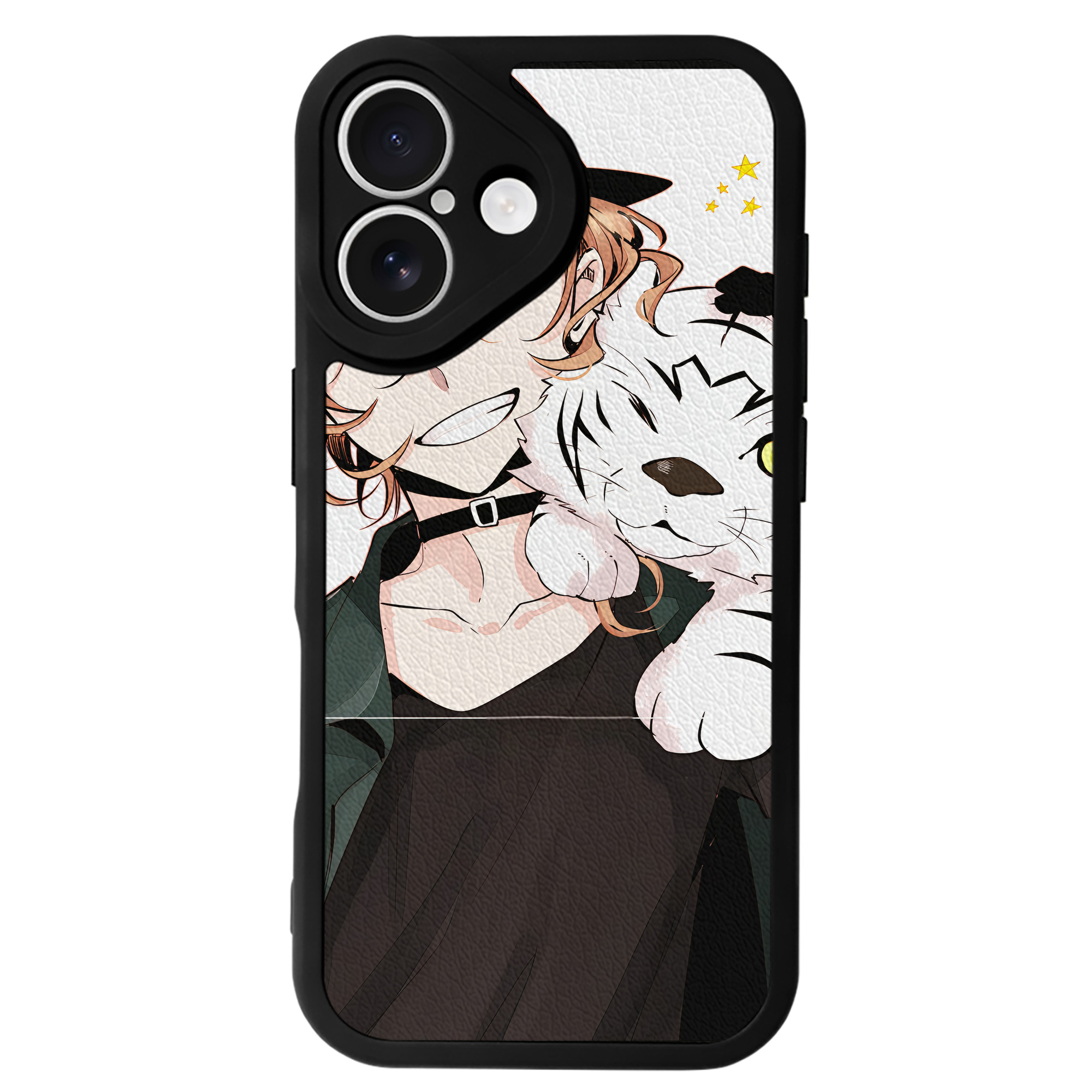 （画像用） 文豪ストレイドッグス Bungo Stray Dogs 【iPhone 16シリーズ対応】シリコンスマホケース（レザー調） 材質：シリコン